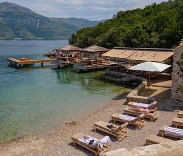 Bowa  Restaurant en la isla Elaphiti, Croacia